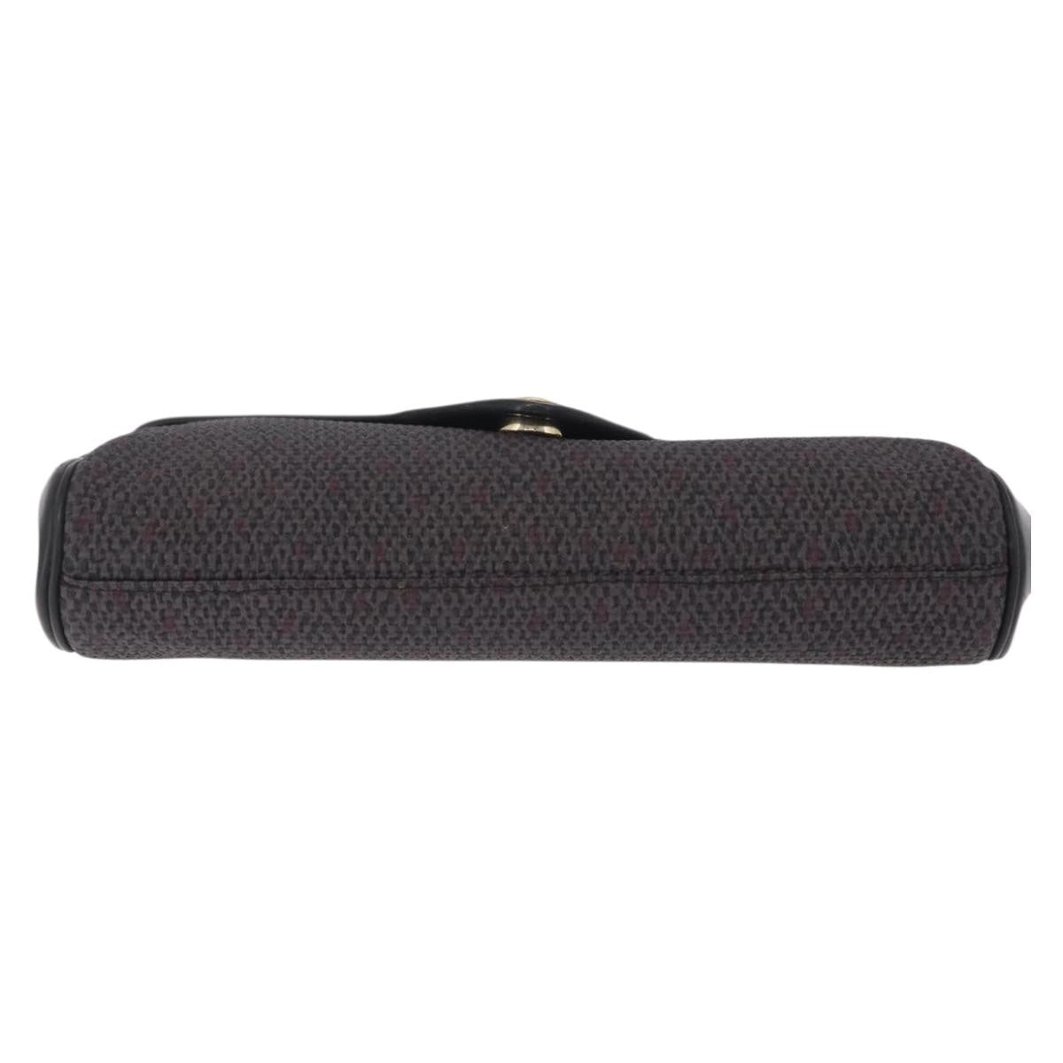 Saint Laurent Vintage Clutch Canvas, Gray, Canvas, Clutch