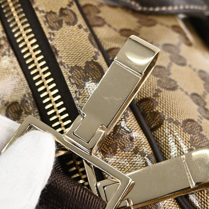 Gucci GG Top Handle GG Matelasse Leather, Beige, PVC, Tote Bag