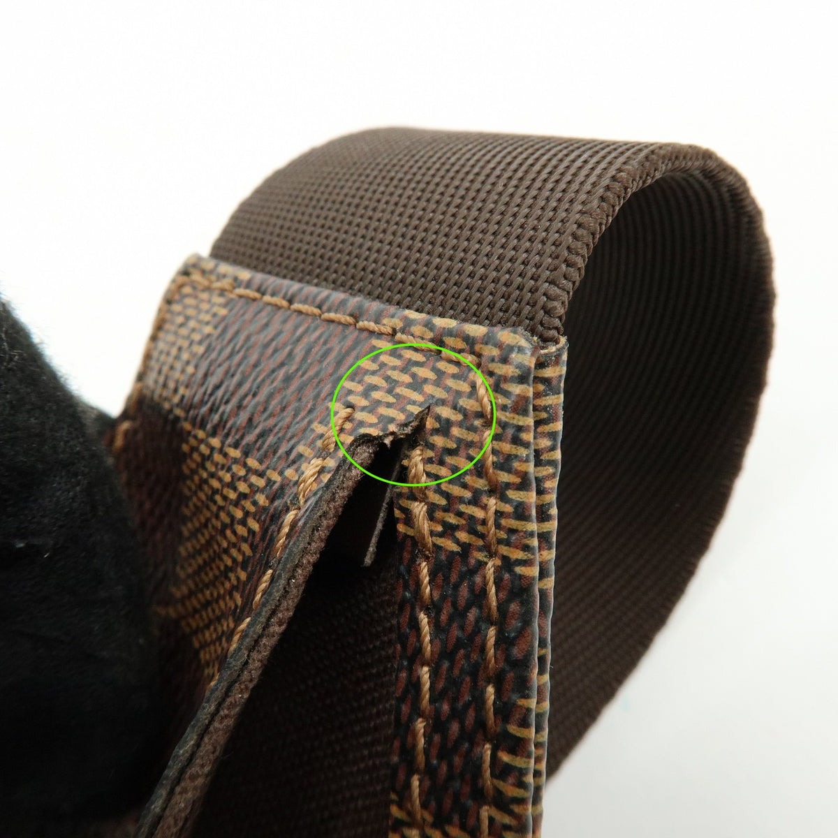 Louis Vuitton Geronimos Waist Damier, Brown, Canvas, Shoulder Bag