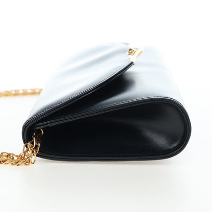 Cartier Sapphire Line Leather, Navy, Leather, Shoulder Bag