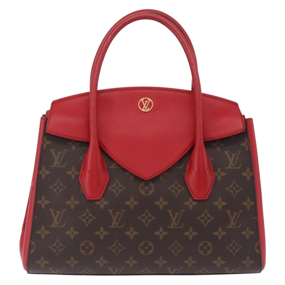 Louis Vuitton Florine Monogram Canvas and Leather, Brown, Canvas, Handbag