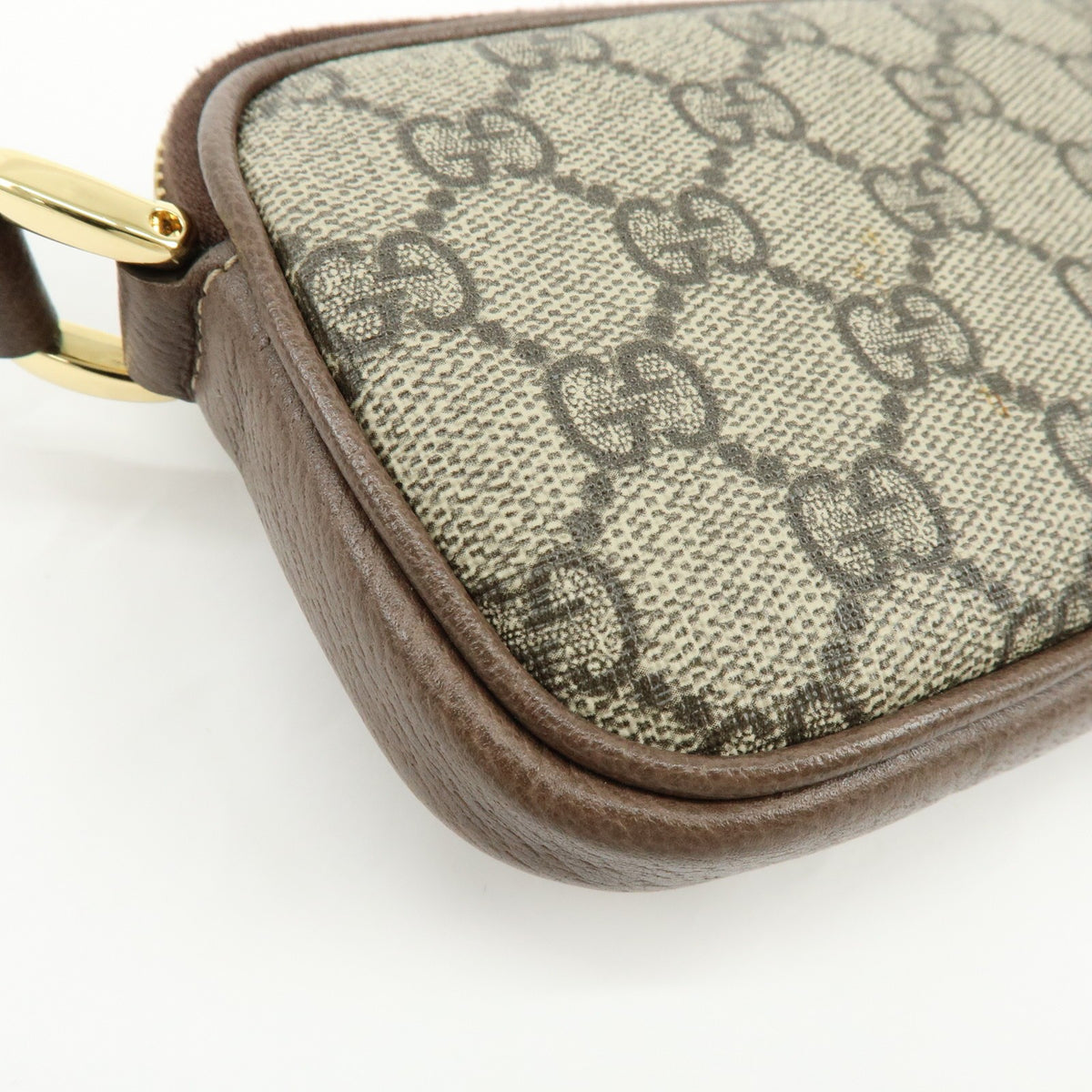 Gucci Ophidia GG Coated Canvas, Brown, Leather, Crossbody Bag