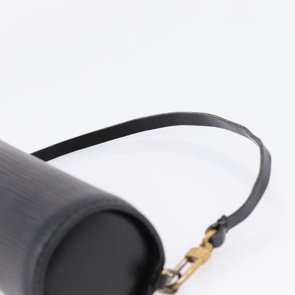 Louis Vuitton Soufflot Pochette Epi Leather, Black, Leather, Clutch
