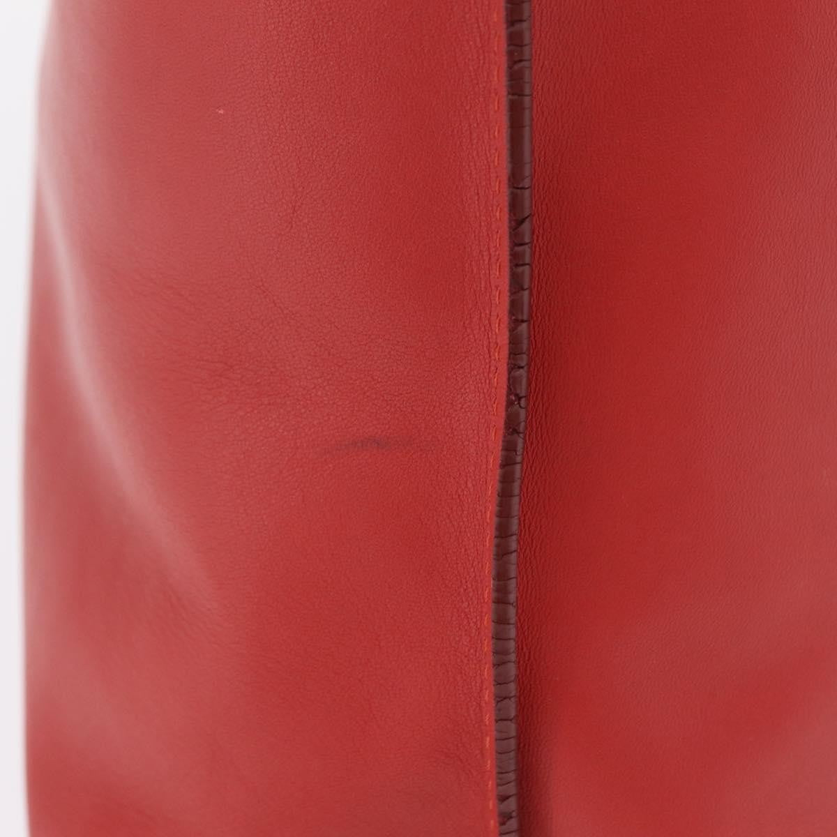 Loewe Tote Leather, Red, Leather, Tote Bag