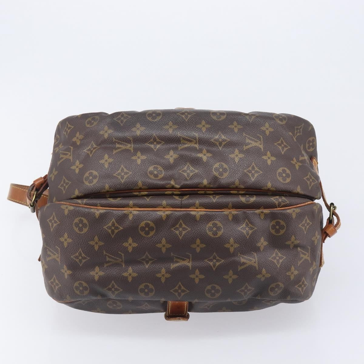 Louis Vuitton Saumur Monogram Canvas, Brown, Canvas, Shoulder Bag