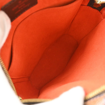 Louis Vuitton Ipanema Damier Ebene, Brown, Canvas, Shoulder Bag