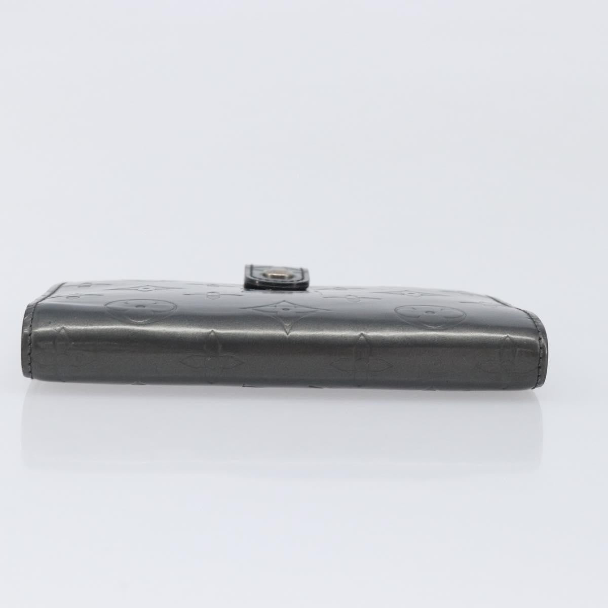 Louis Vuitton Agenda Cover Patent Leather, Black, Canvas, Wallet