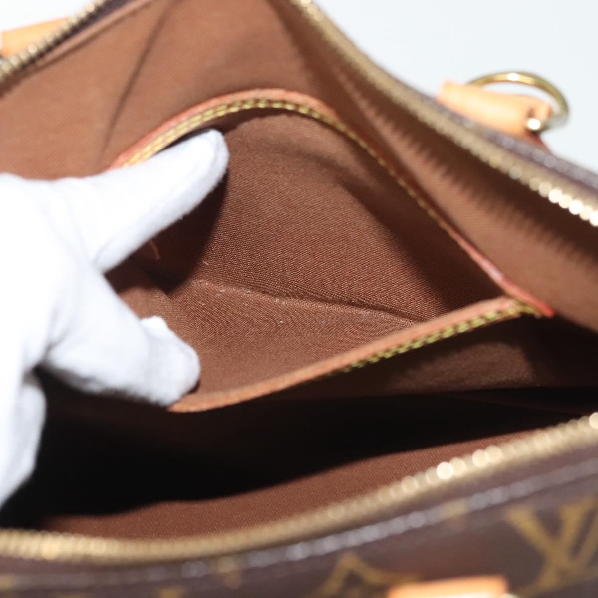 Louis Vuitton Alma Handbag Monogram Canvas, BROWN, CANVAS, Handbag