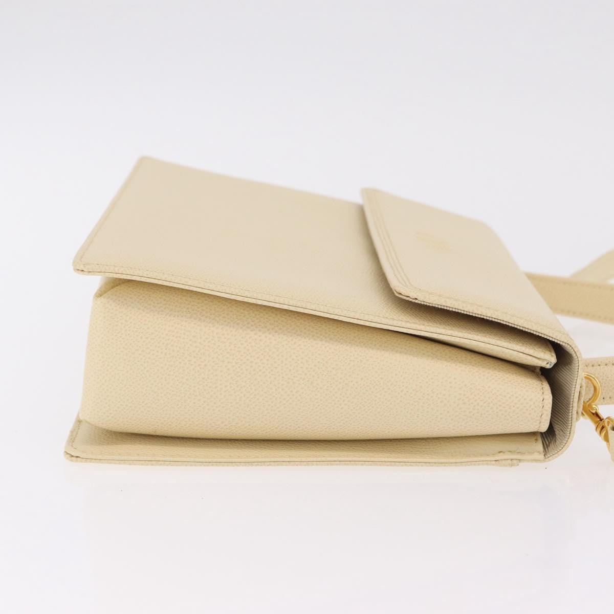 Valentino Garavani Vintage Leather, Beige, Leather, Shoulder Bag