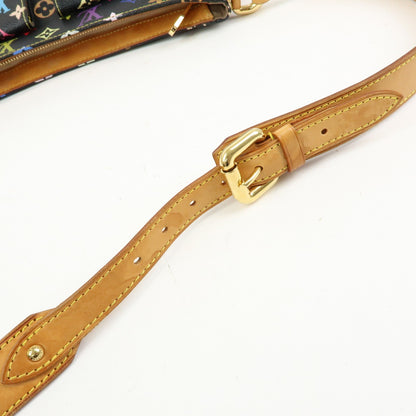 Louis Vuitton Lodge Monogram Multicolor, Black, Canvas, Handbag
