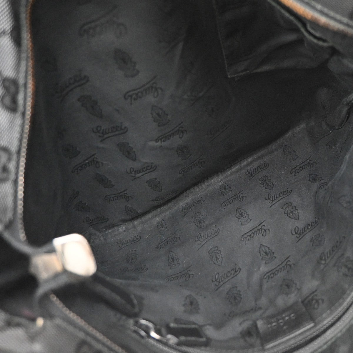 Gucci Crossbody GG Imprime, Black, Canvas, Crossbody Bag