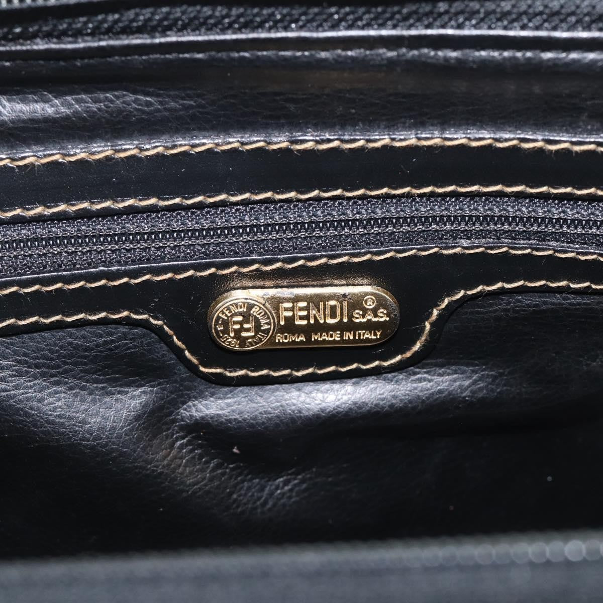 Fendi Convertible Boston Zucca Canvas, Brown, Canvas, Handbag