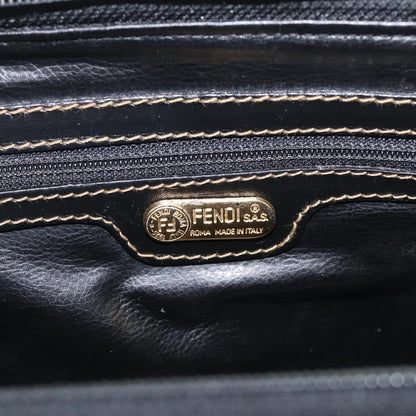Fendi Convertible Boston Zucca Canvas, Brown, Canvas, Handbag
