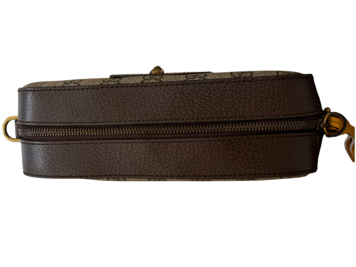 Gucci Neo Vintage Camera Messenger GG Coated Canvas, Beige, Canvas, Shoulder Bag