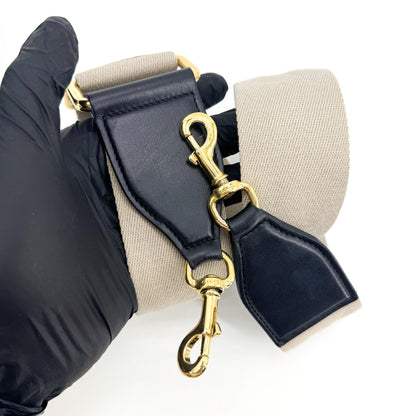Gucci Padlock GG Embossed Leather, Black, Leather, Shoulder Bag