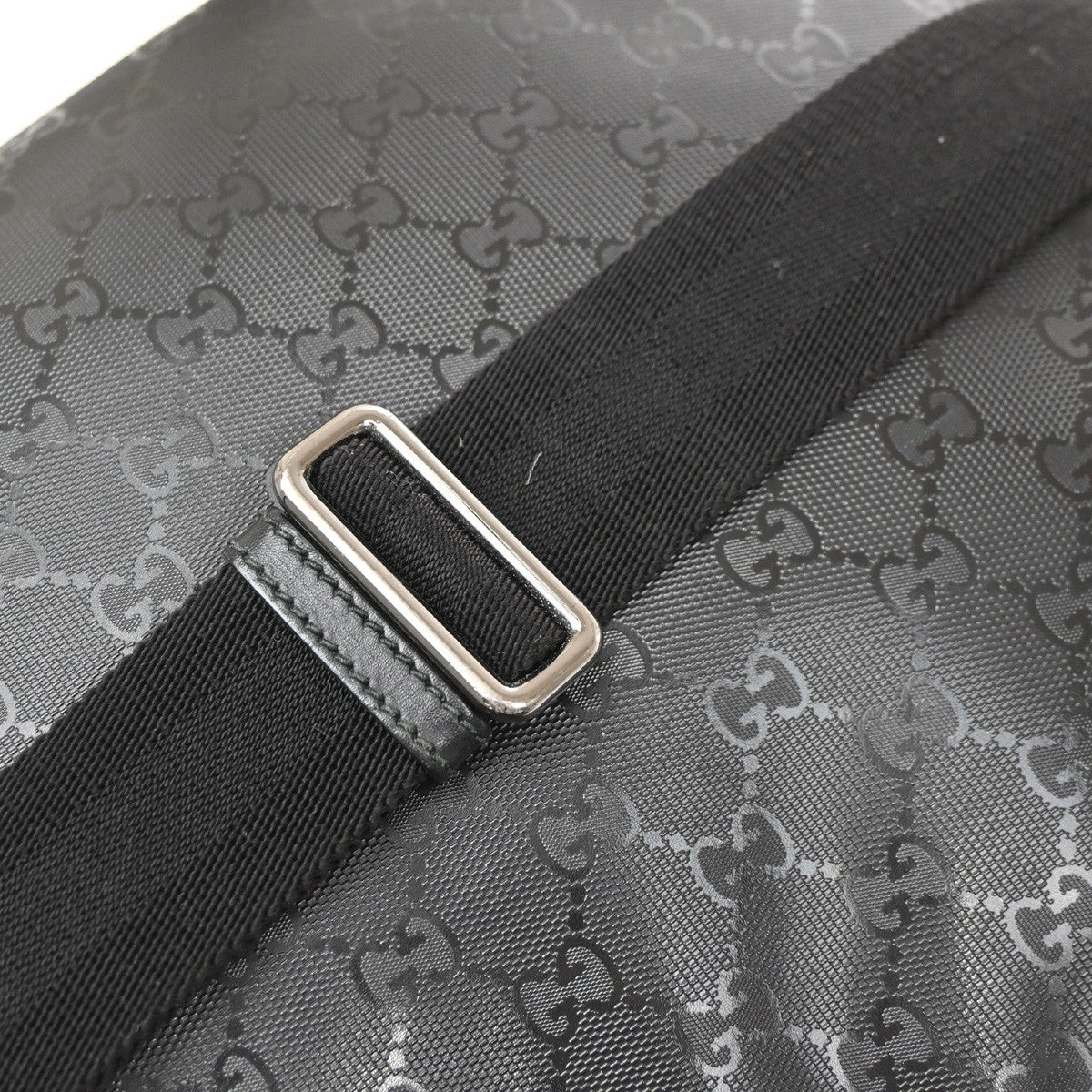 Gucci Crossbody GG Imprime, Black, Canvas, Crossbody Bag