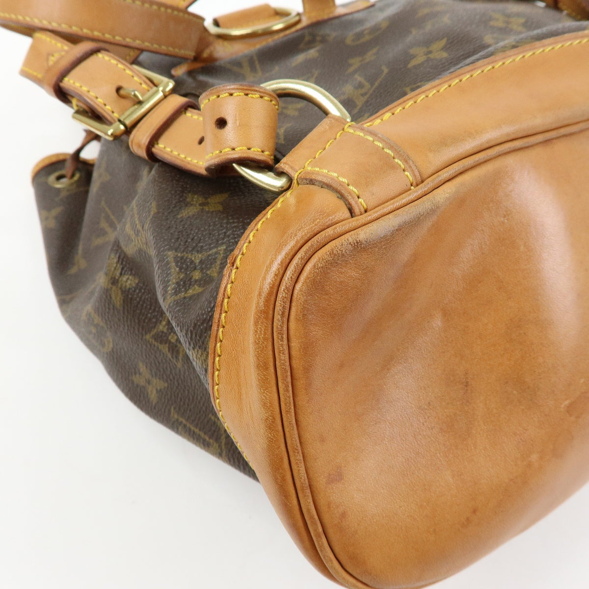 Louis Vuitton Vintage Montsouris Monogram Canvas, Brown, Canvas, Backpack