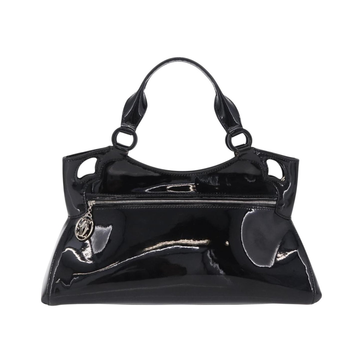 Cartier Marcello Patent leather, Black, Patent Leather, Handbag