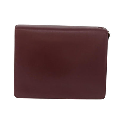 Cartier Must de Cartier Clutch Leather, Burgundy, Leather, Clutch