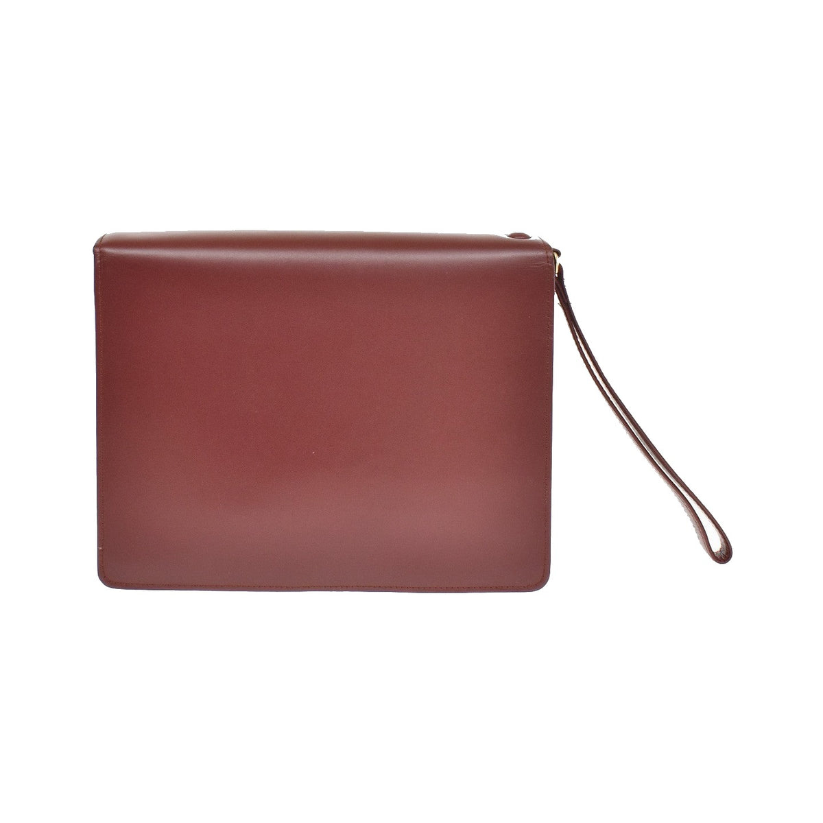Cartier Must de Cartier Clutch Leather, Burgundy, Leather, Clutch