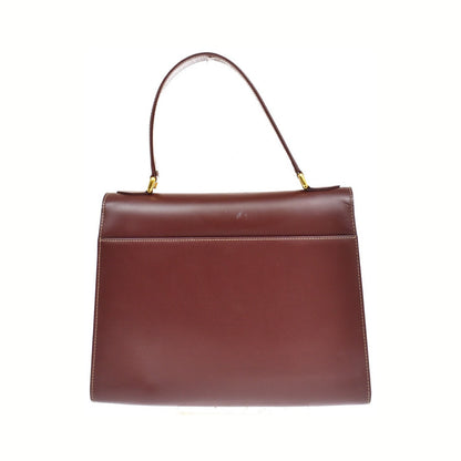 Cartier Must Line Leather, Burgundy, Leather, Handbag