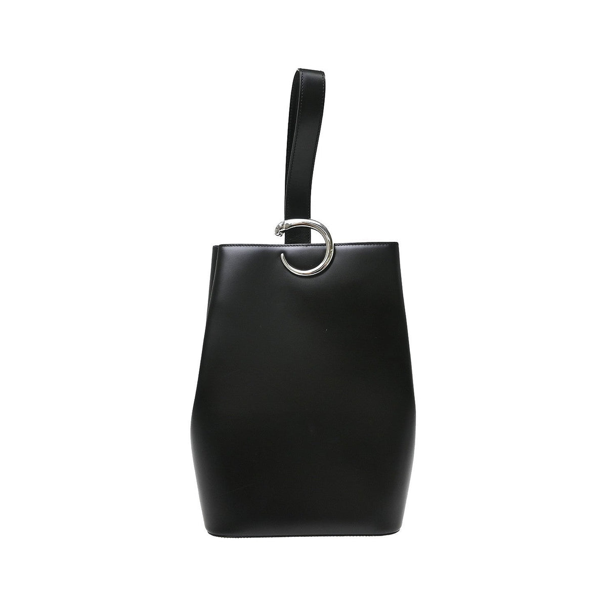 Cartier Panthère Leather, Black, Leather, Tote Bag