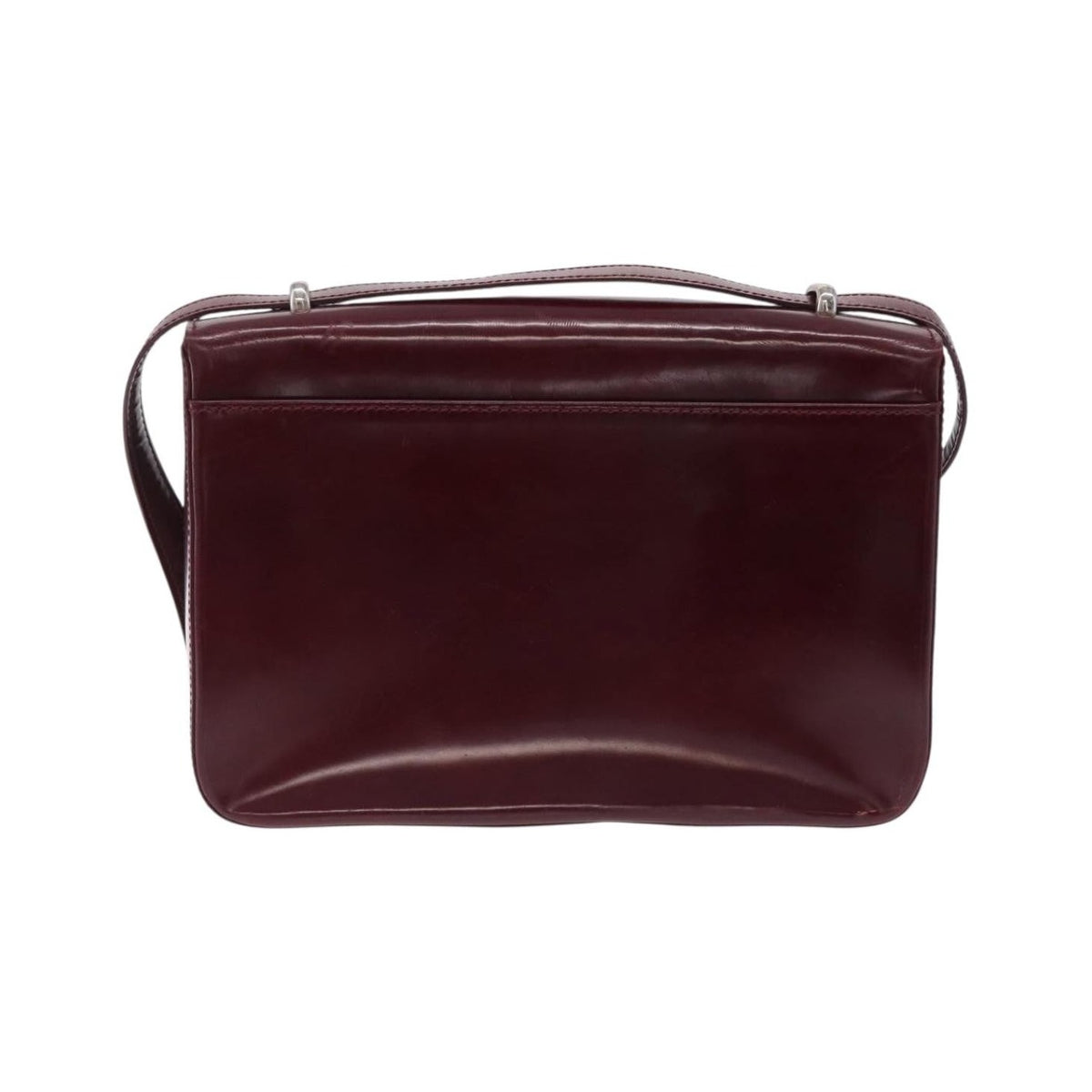 Cartier Panthère Shoulder Patent Leather, Burgundy, Patent Leather, Shoulder Bag