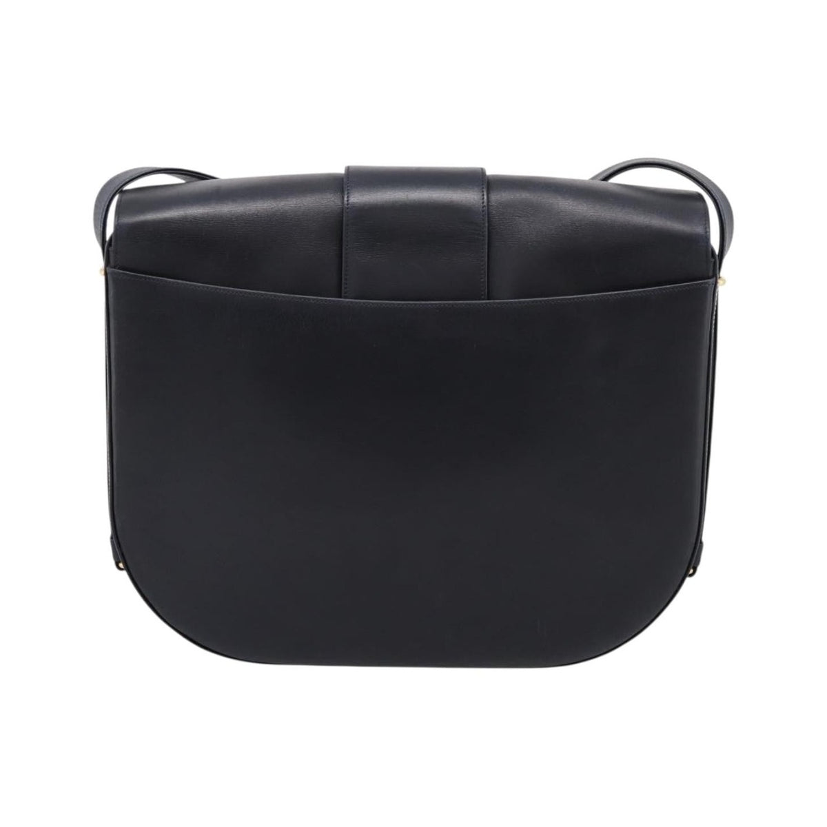 Cartier Sapphire Line Leather, Black, Leather, Shoulder Bag