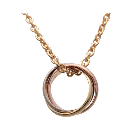 Cartier Trinity Choker 18K Tricolor Gold, Gold, Gold, Necklace