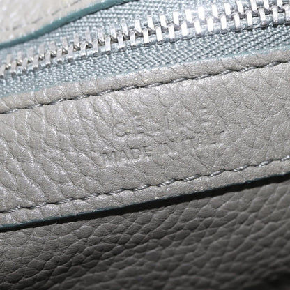 Celine Phantom Cabas Leather, Gray, Leather, Tote Bag