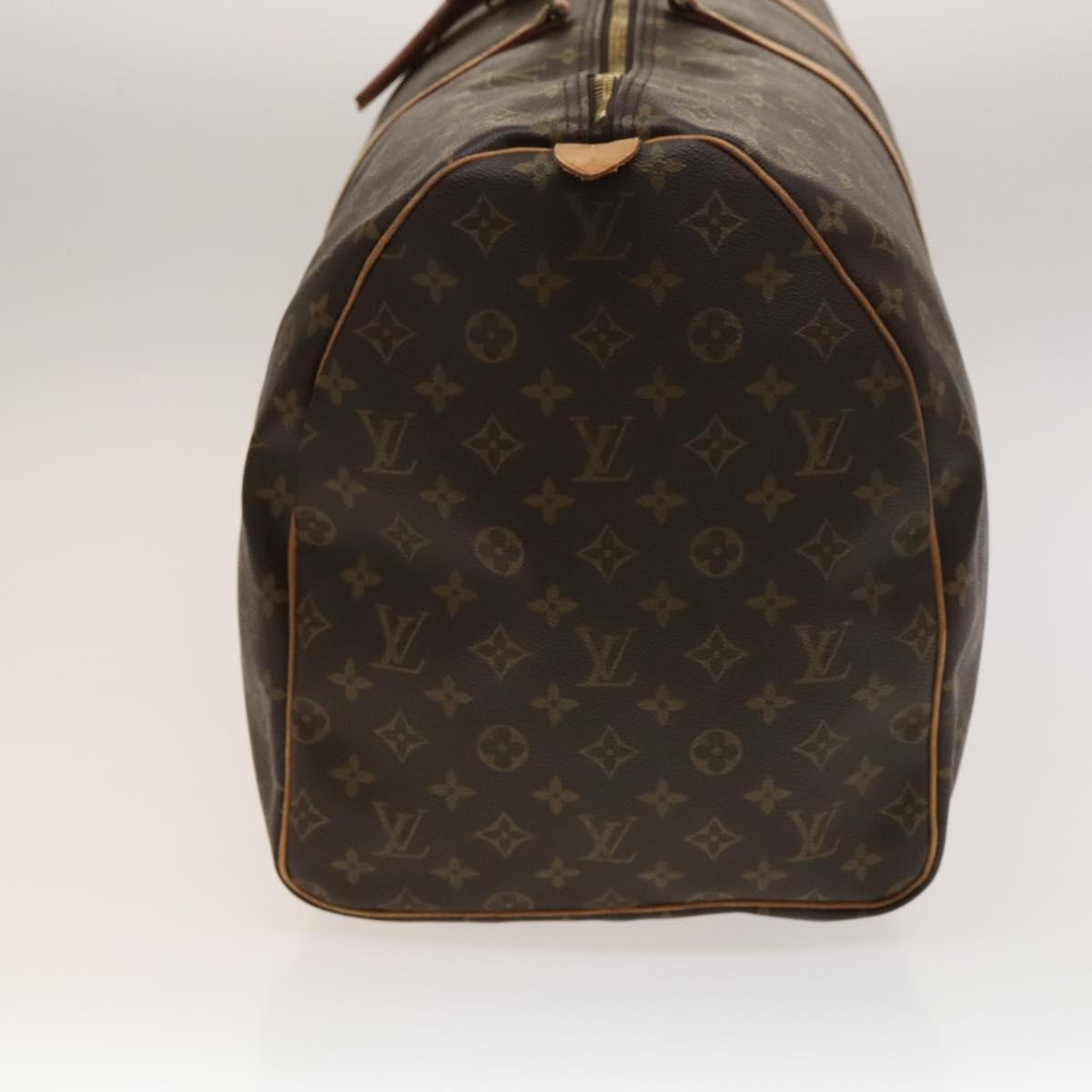 Louis Vuitton Keepall Bandouliere Bag Monogram Canvas, BROWN, CANVAS, Travel bag