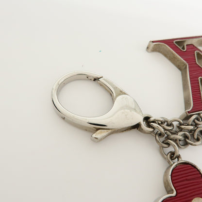 Louis Vuitton Fleur d'Epi Bag Charm Resin and Brass, Burgundy, Metal, Charm