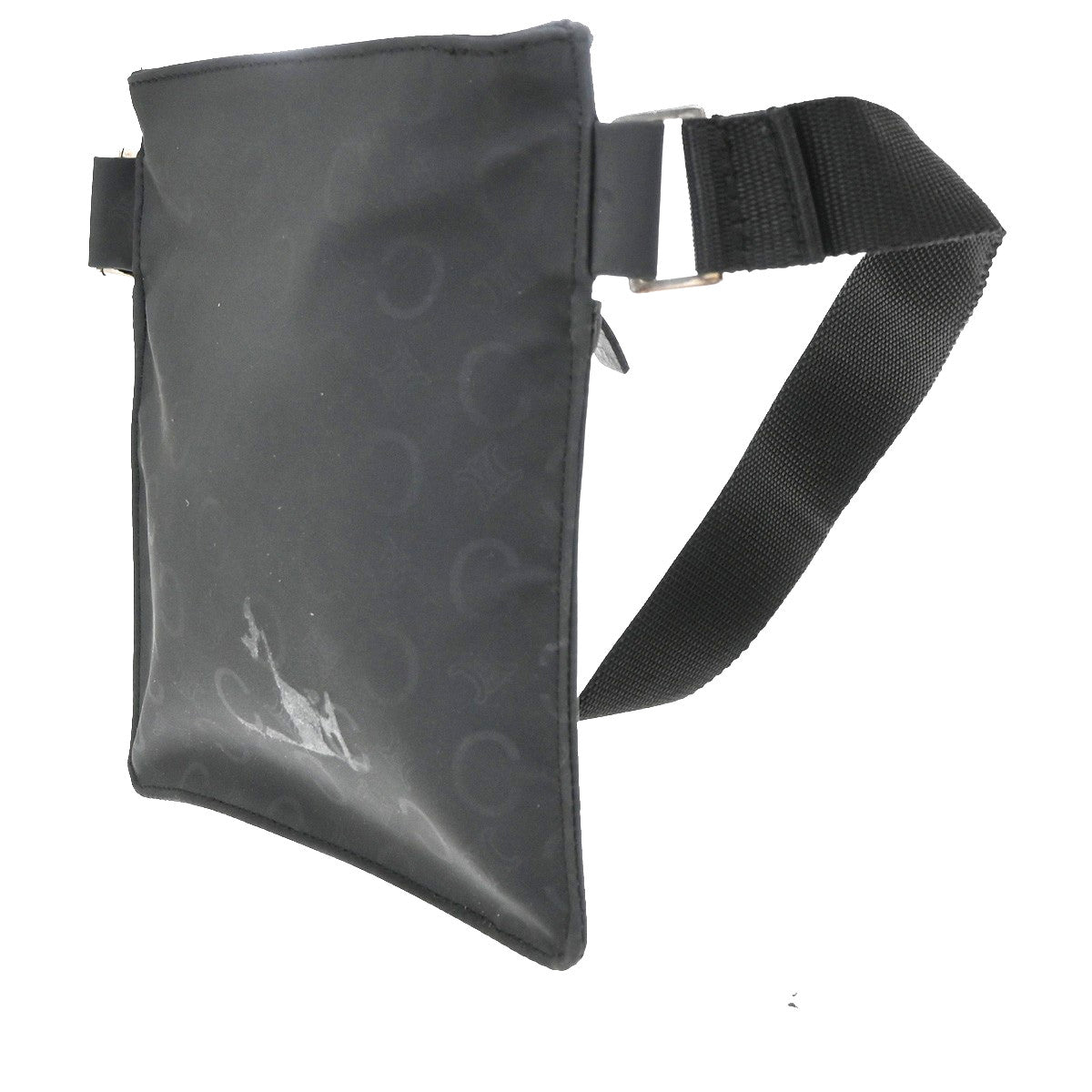 Celine Macadam waist Nylon, Black, Canvas, Backpack