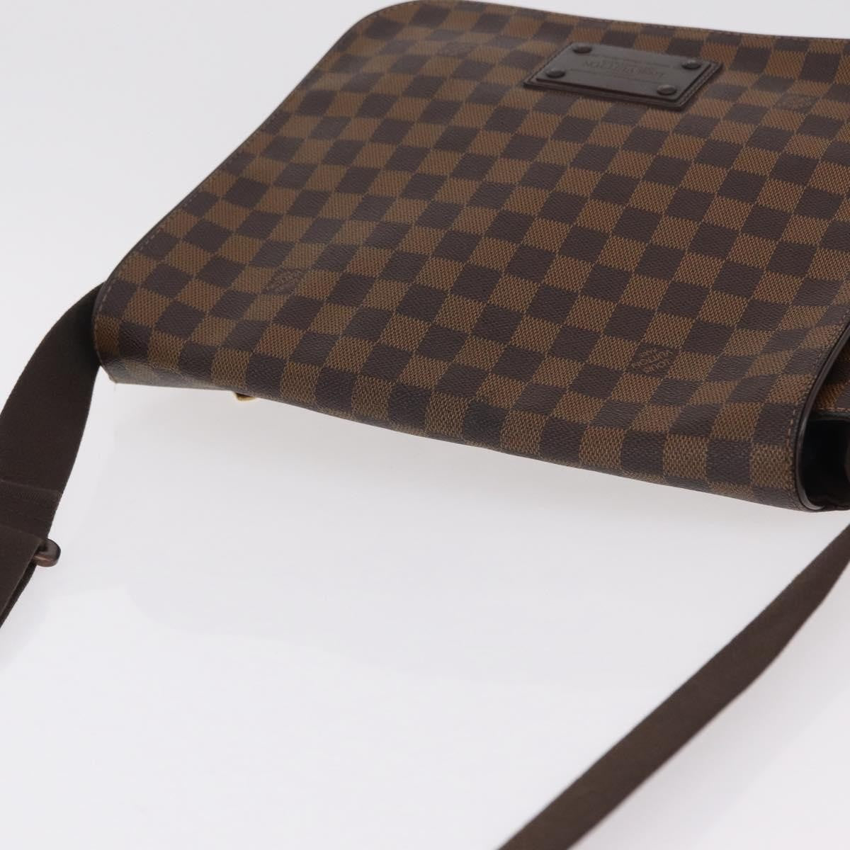 Louis Vuitton Brooklyn Damier, Brown, Canvas, Shoulder Bag