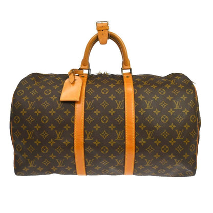 Louis Vuitton Keepall Monogram Canvas, Brown, Canvas, Travel Bag
