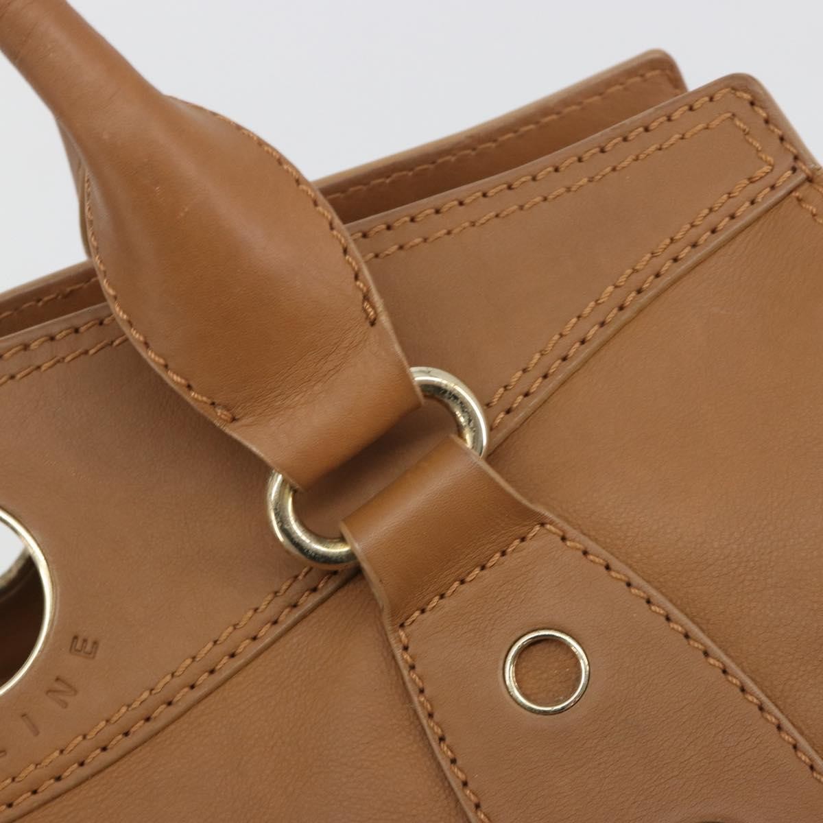 Celine Vintage Leather, Brown, Leather, Handbag