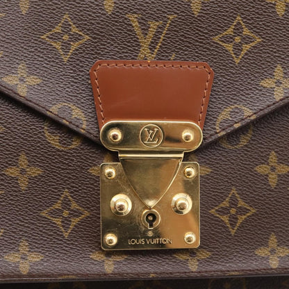 Louis Vuitton Monceau Monogram Canvas, Brown, Canvas, Handbag
