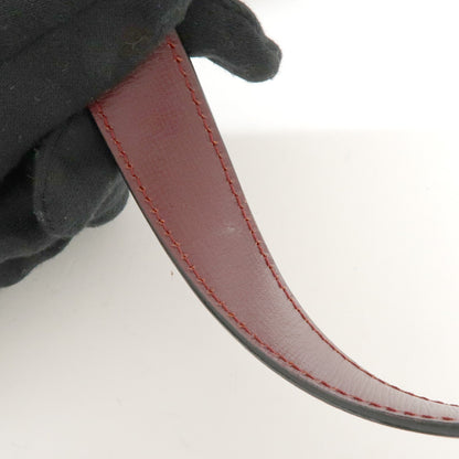 Cartier Must de Cartier Boston Leather, Burgundy, Leather, Travel Bag