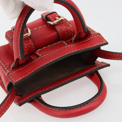 Chloe Edith Leather, Red, Leather, Clutch