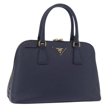 Prada Promenade Saffiano Leather, Navy, Leather, Handbag