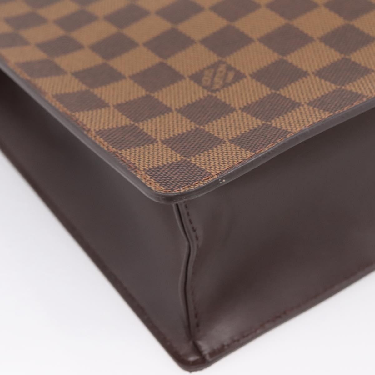 Louis Vuitton Venice Sac Plat Damier, Brown, Canvas, Tote Bag