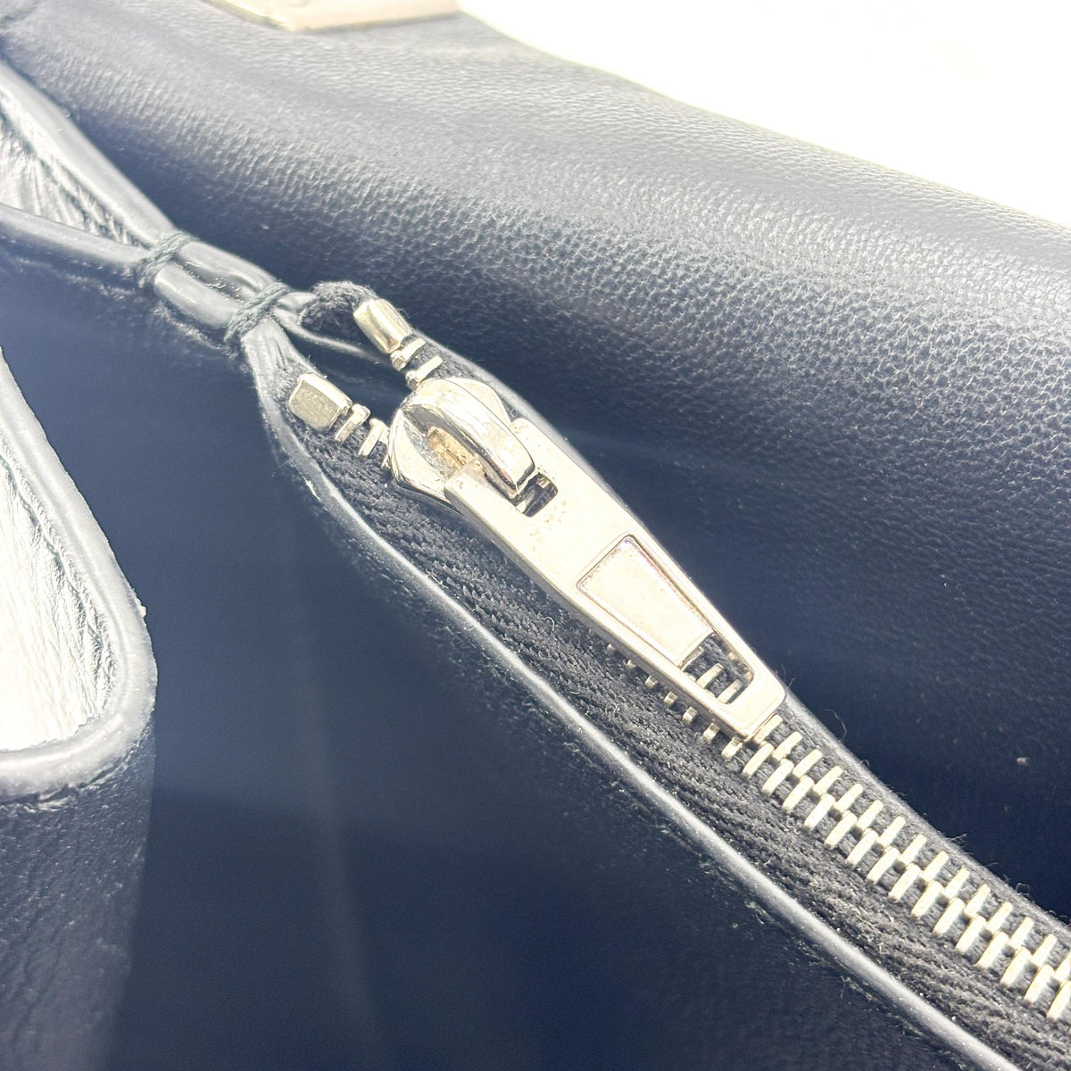 Balenciaga Downtown Soft Hourglass Leather, Black, Leather, Shoulder Bag