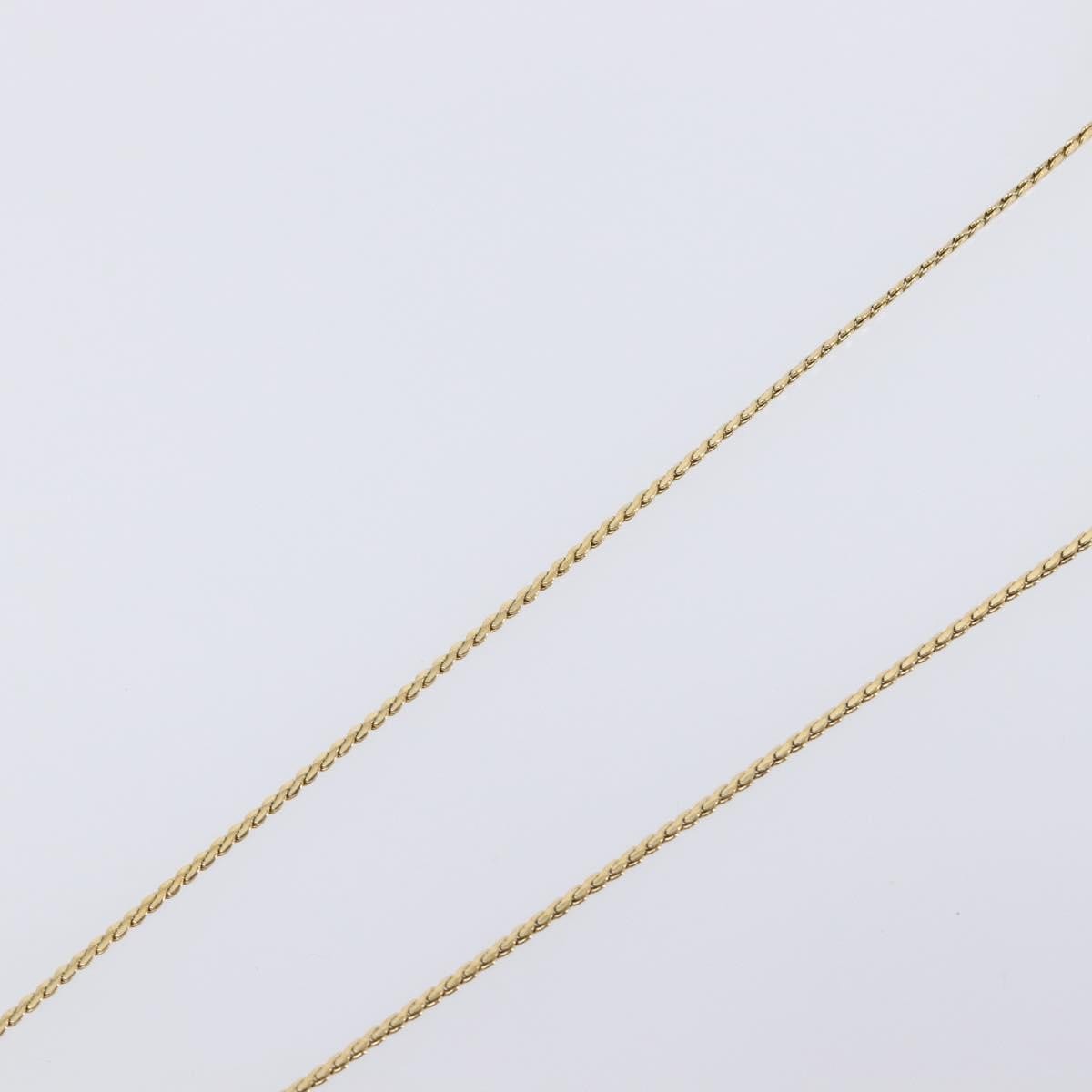 Christian Dior CD Pendant Metal, Gold, Metal, Necklace