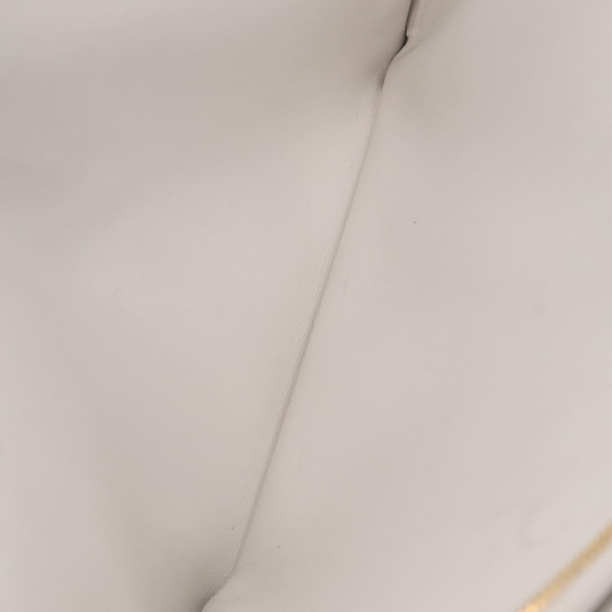 Bottega Veneta NAPPA19 Pouch with Strap Maxi Intrecciato Leather, White, Leather, Clutch