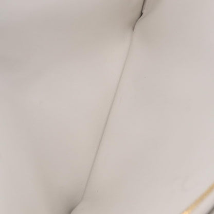 Bottega Veneta NAPPA19 Pouch with Strap Maxi Intrecciato Leather, White, Leather, Clutch