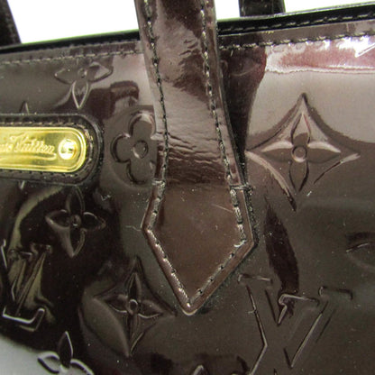Louis Vuitton Wilshire Monogram Vernis, Burgundy, Patent Leather, Handbag