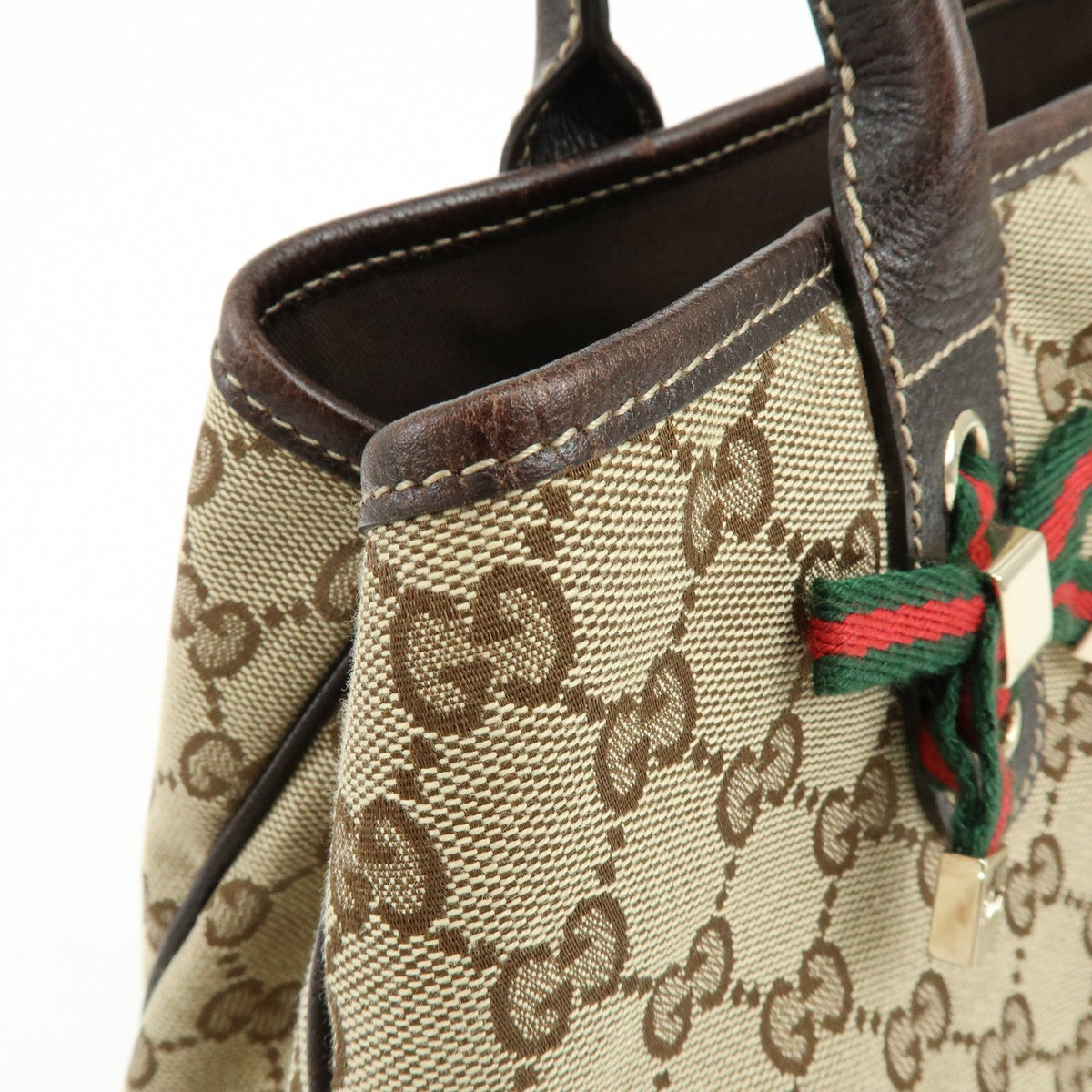 Gucci Princy GG Canvas, Beige, Canvas, Tote Bag