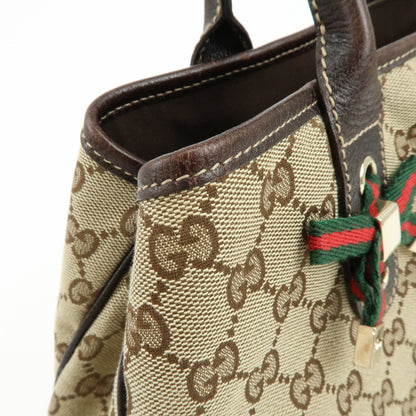 Gucci Princy GG Canvas, Beige, Canvas, Tote Bag