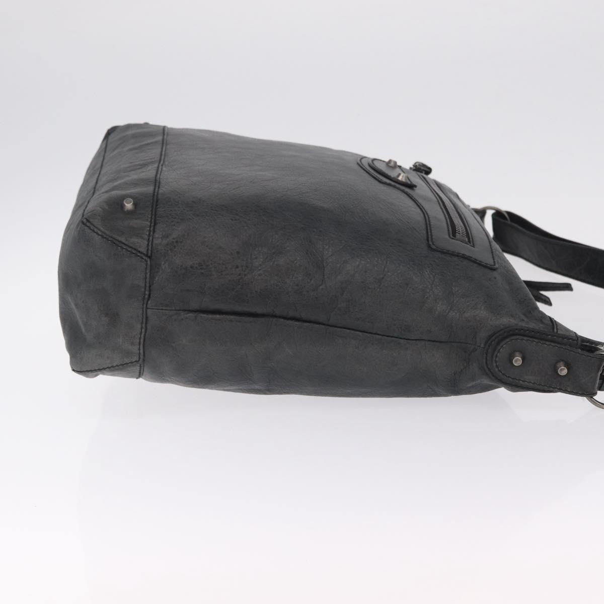 Balenciaga Arena Day Messenger Classic Studs Leather, Black, Leather, Handbag