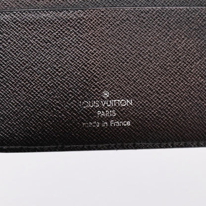 Louis Vuitton Agenda Cover Epi Leather, Black, Leather, Wallet